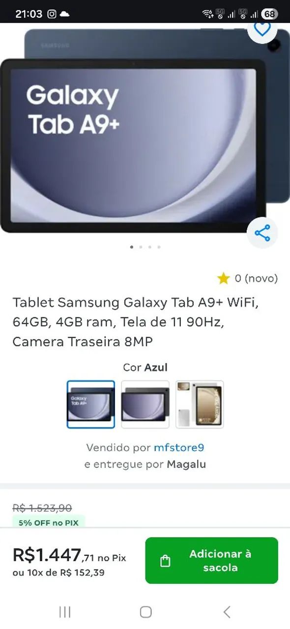 TABLET GALAXY TAB A9+ 11"