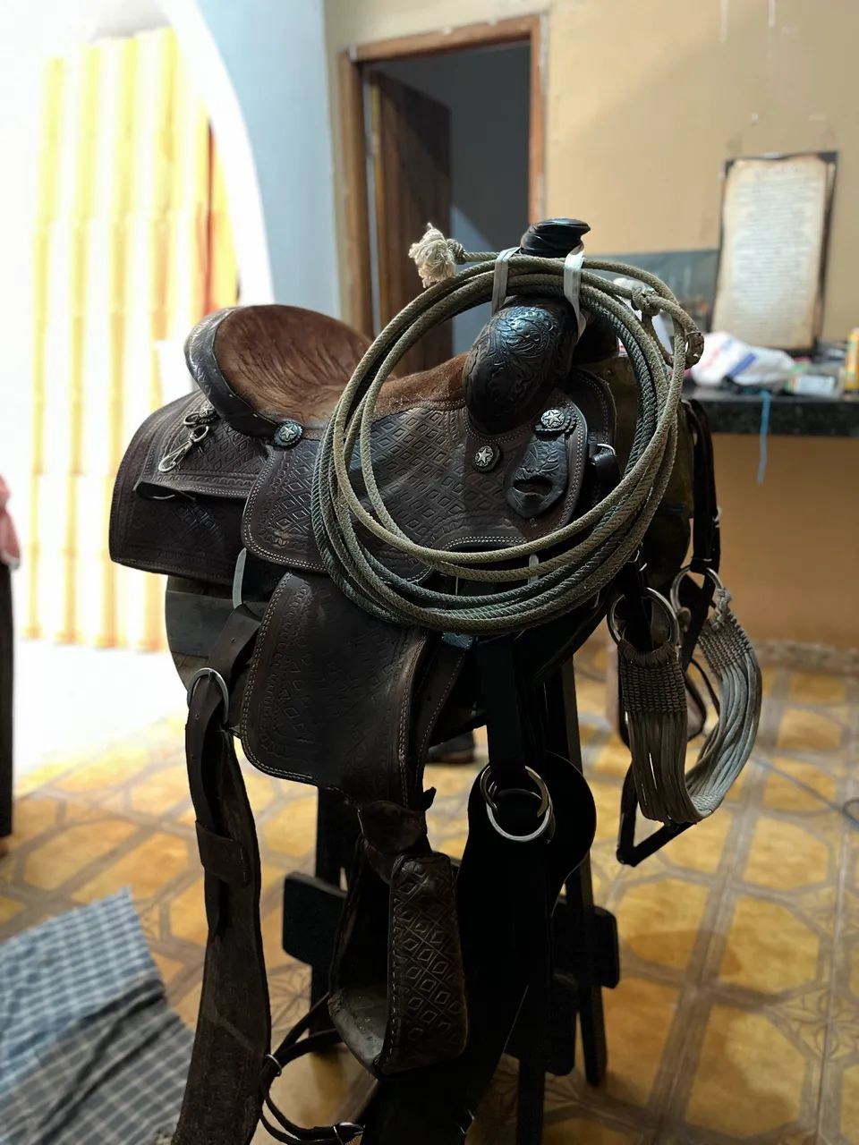 Sela de laço 15,5?