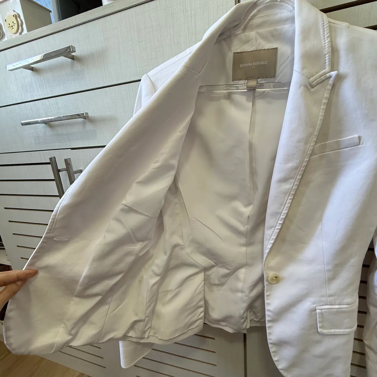 Blazer branco Banana Republic TAM PP - Foto 5