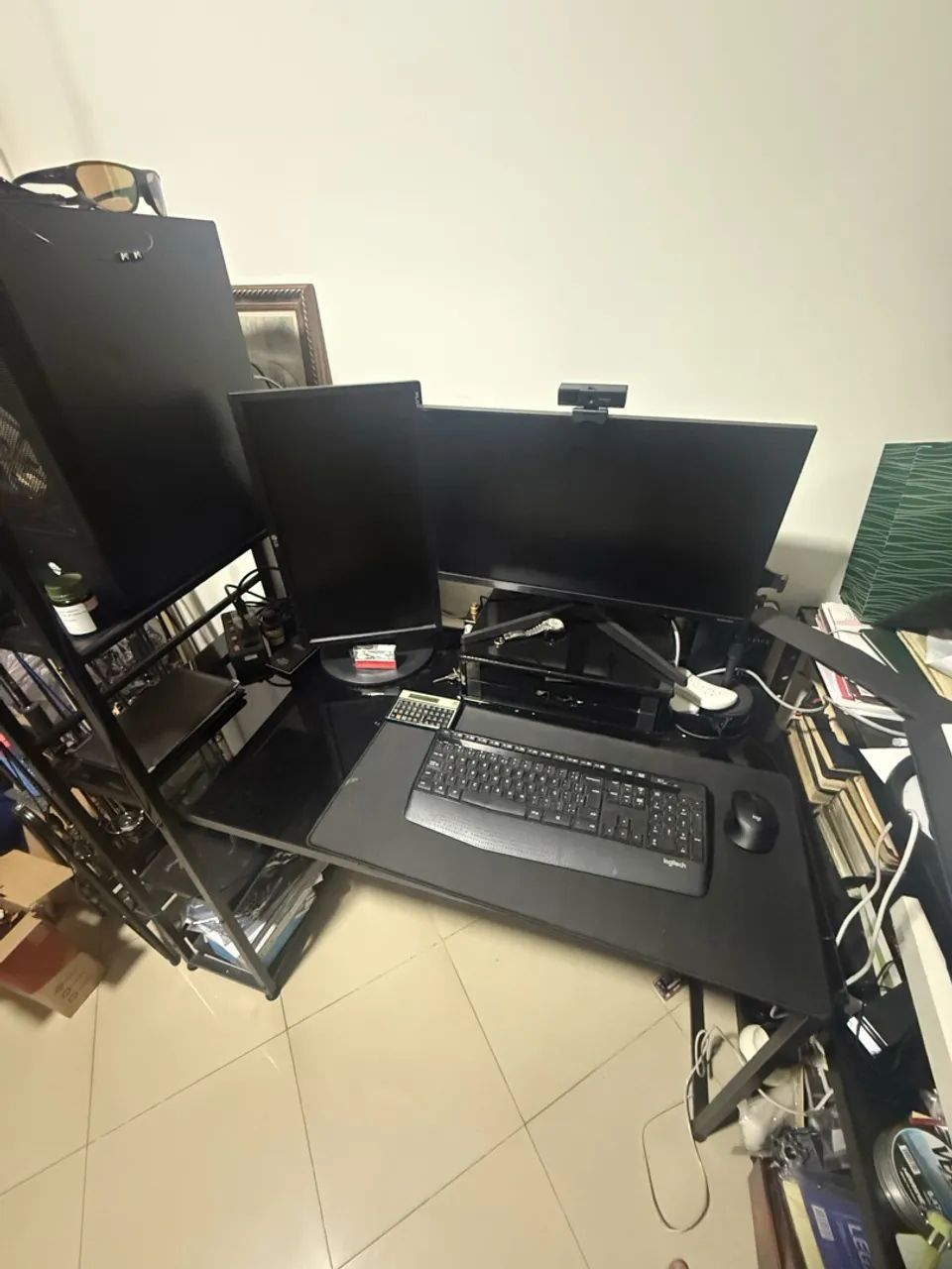 Mesa de escritório de vidro - Foto 3