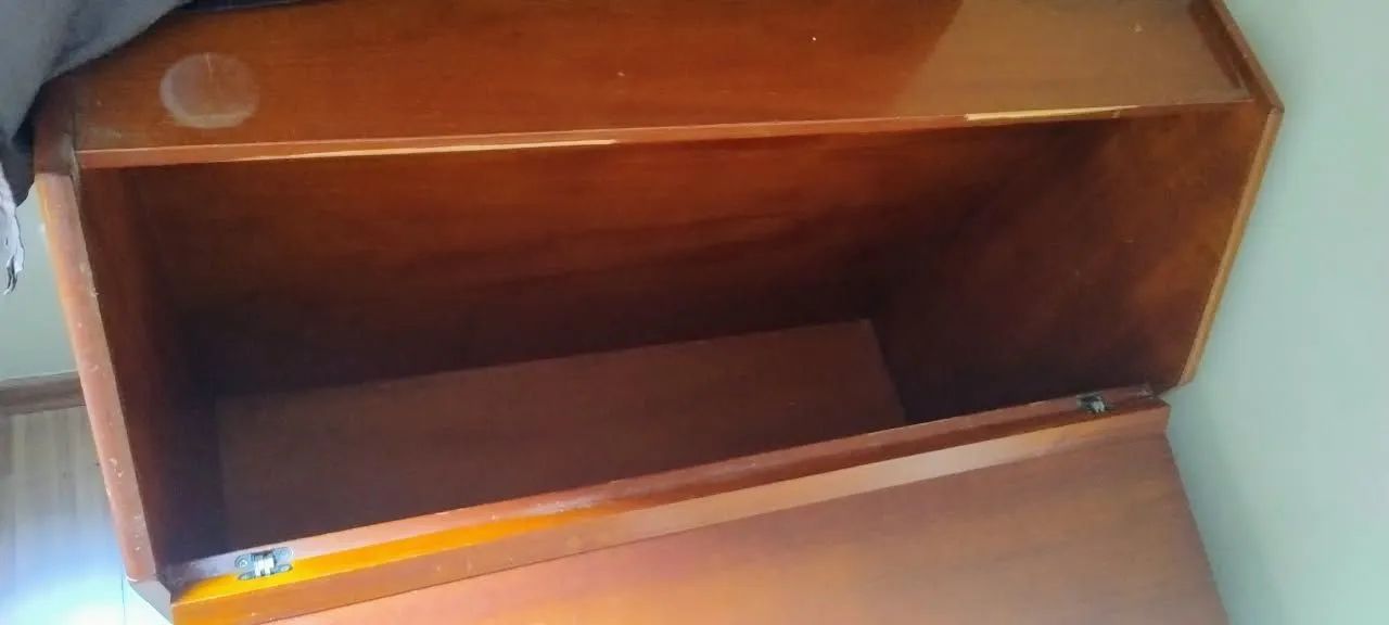 Cama com baú e colchão solteiro  - Foto 3