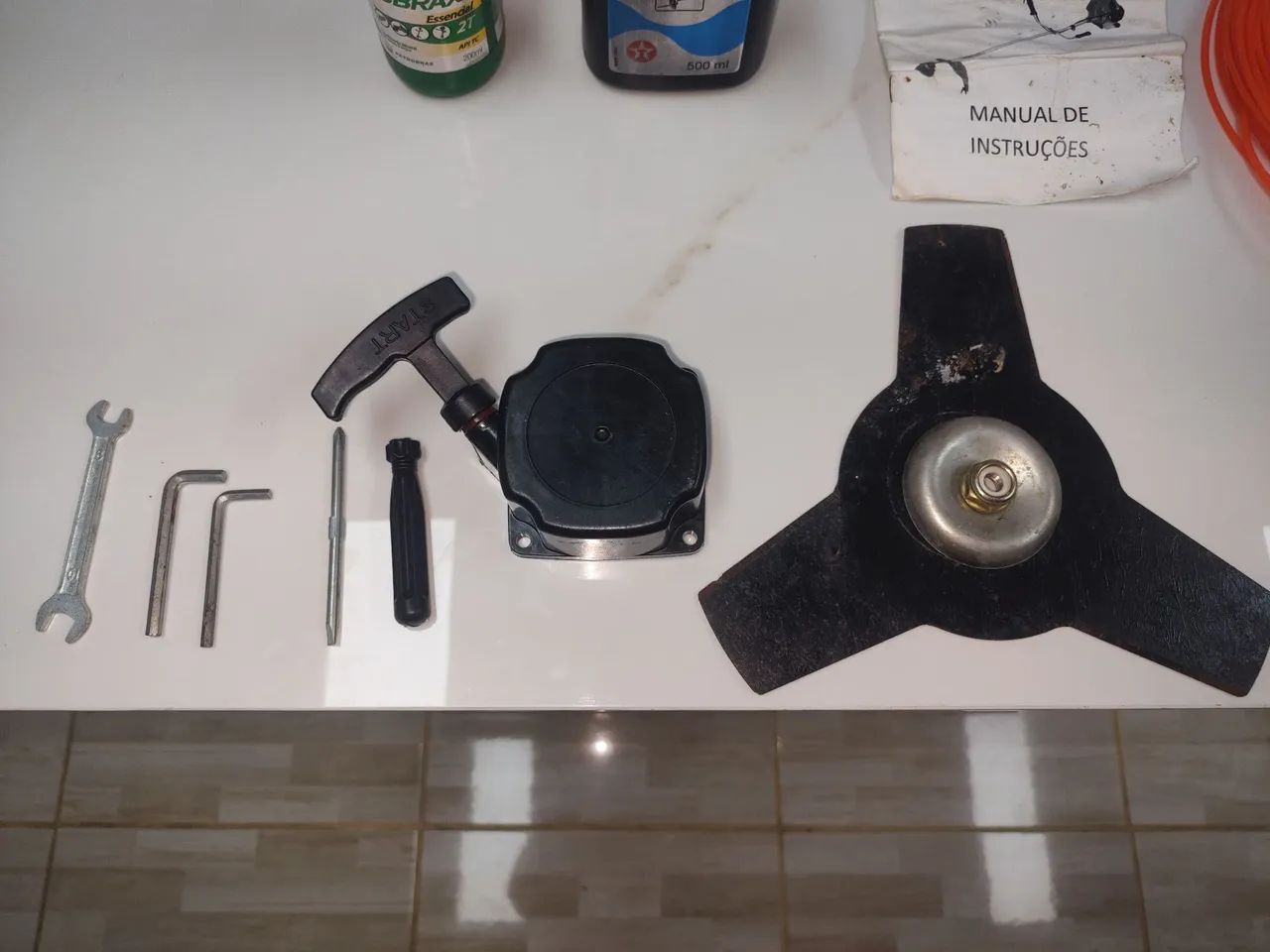 Roçadeira 65cc Nakasaki COMPLETA E MUITO CONSERVADA - Foto 4