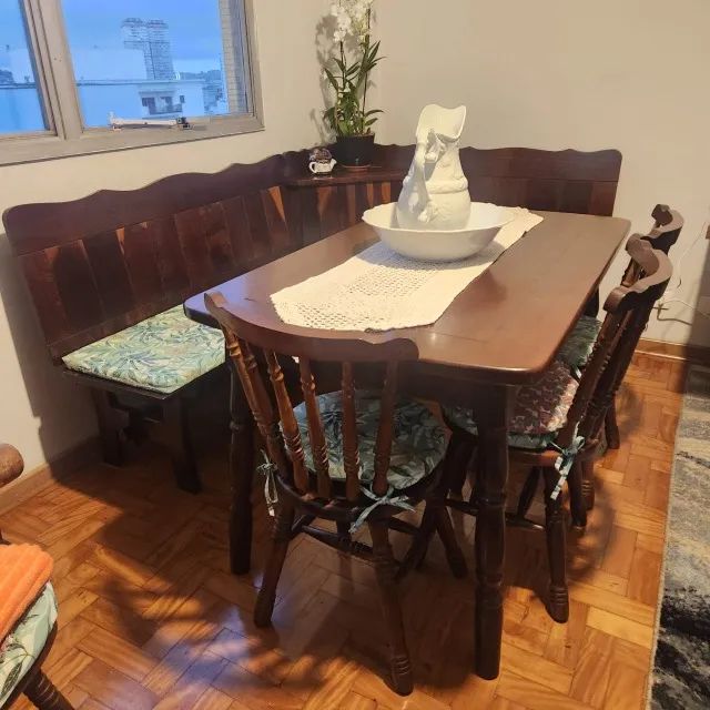 Sala de jantar Canto Alemão Imbuia Maciça - Foto 2