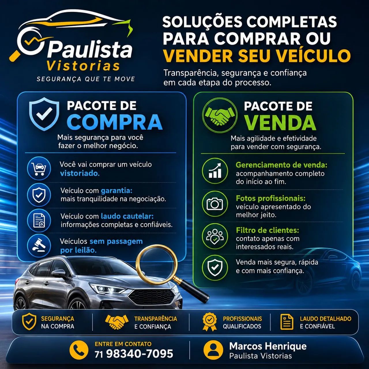Vistoria Cautelar, Vistoria Pré Compra - Foto 3