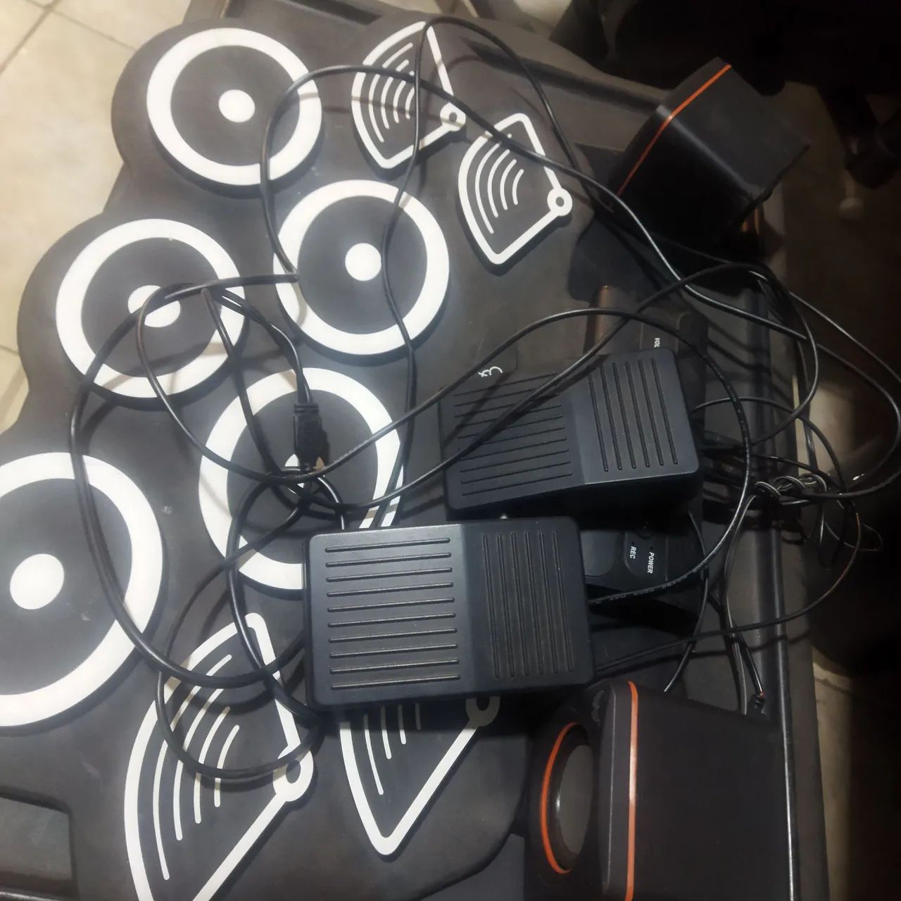Bateria eletrônica roll 