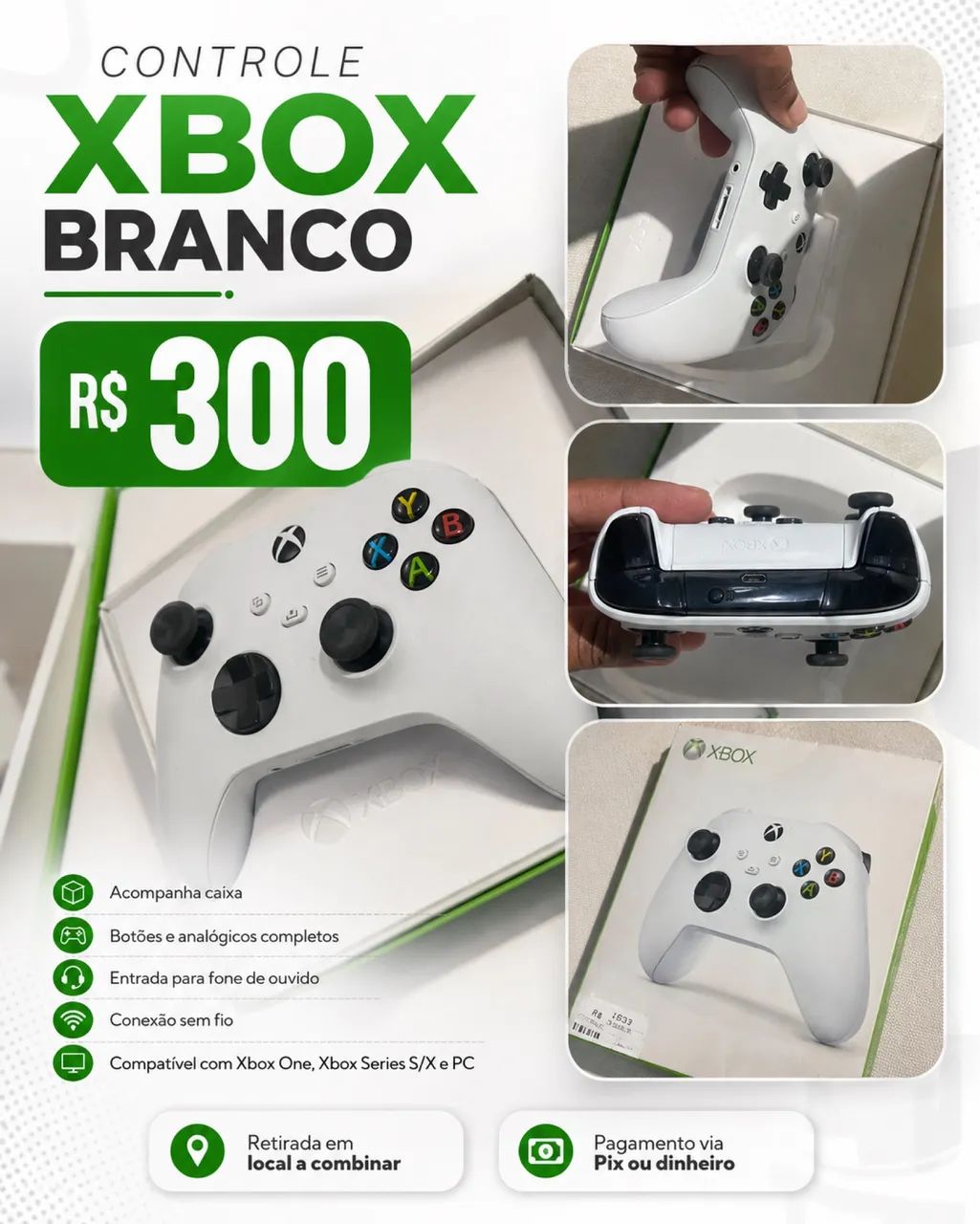 Controle Xbox One S - Foto 2