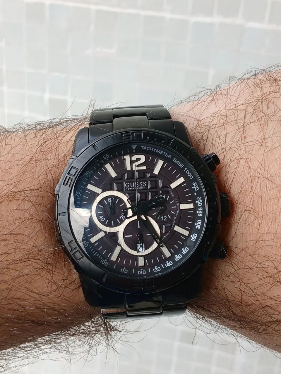 Relógio Guess Total Black - Foto 4