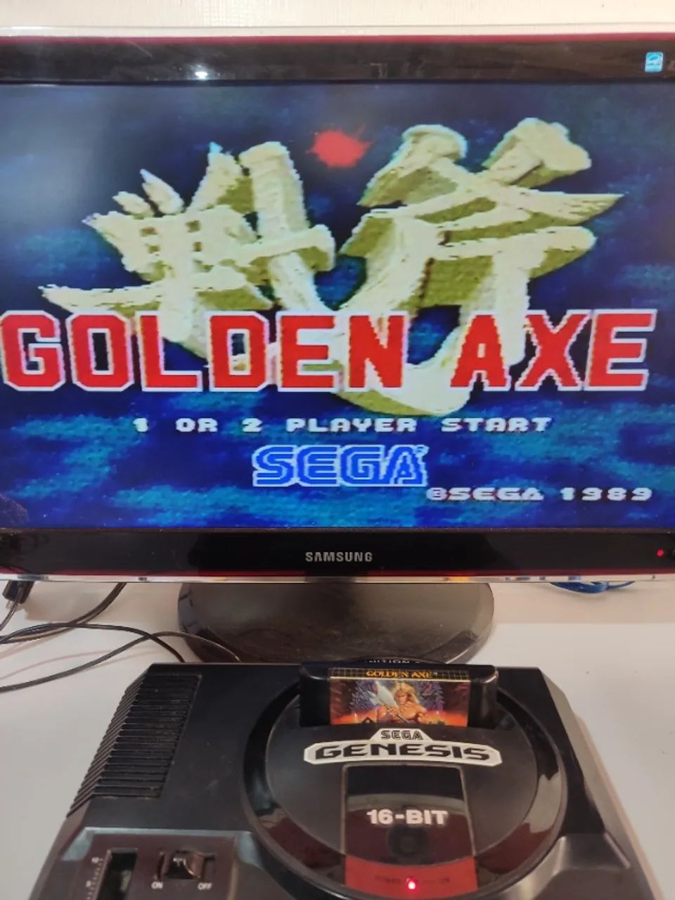 Jogo Cartucho Golden Axe Original Mega Drive Genesis 2h7 (Usado