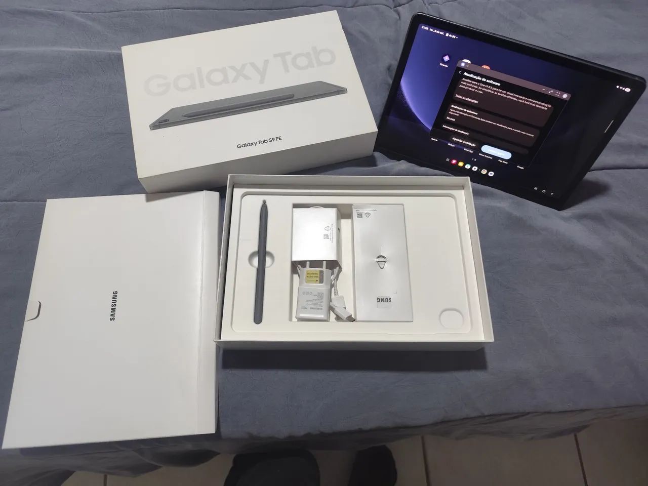 Samsung Galaxy Tab S9 FE 6GB/128GB - Praticamente novo - Foto 3