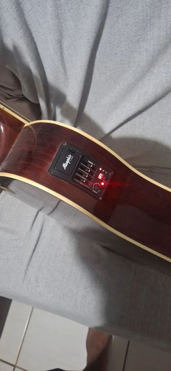 Violão eletrico menphis - Foto 3
