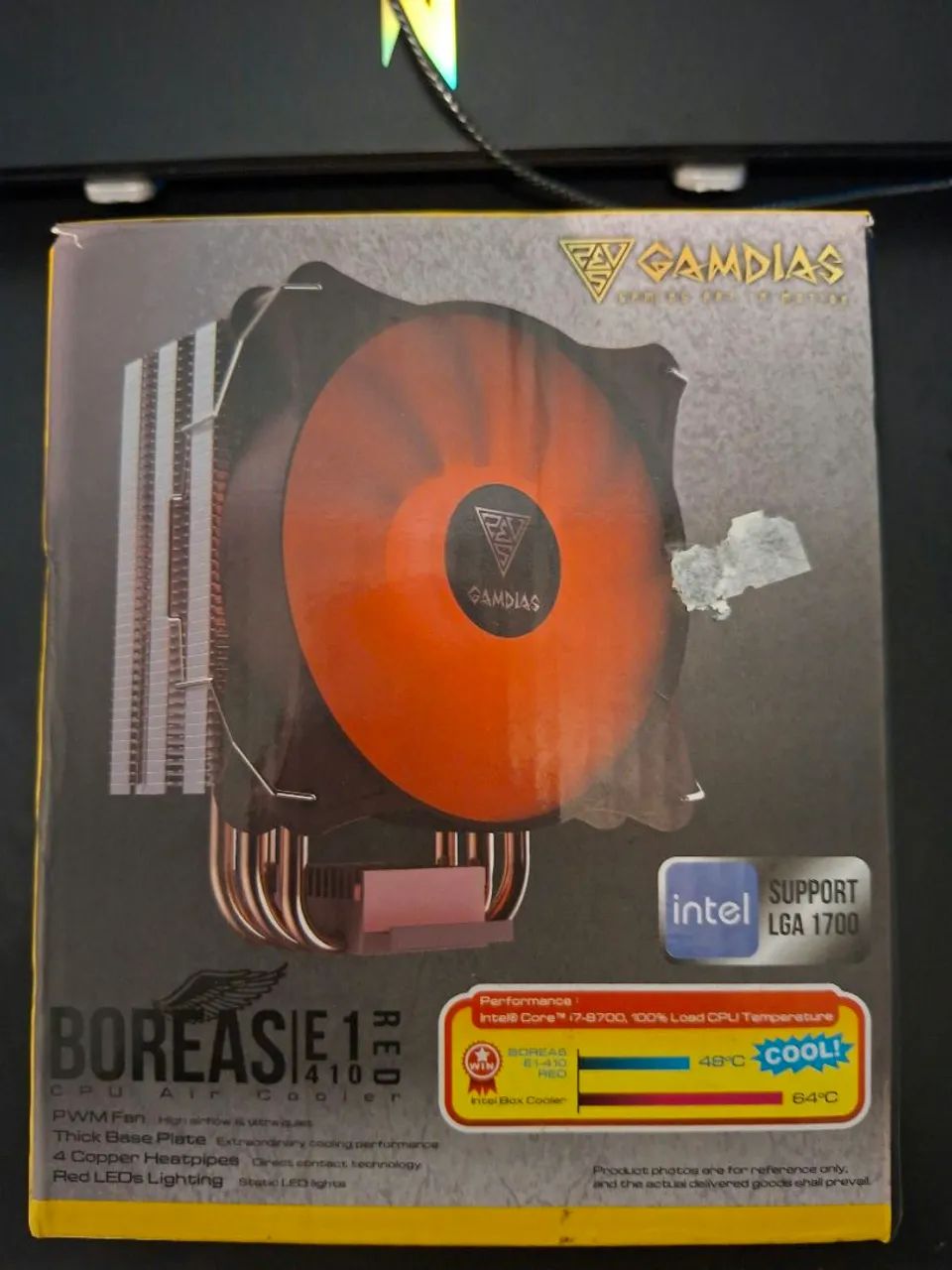 Cooler Gamdias Boreas E1-410 Red 