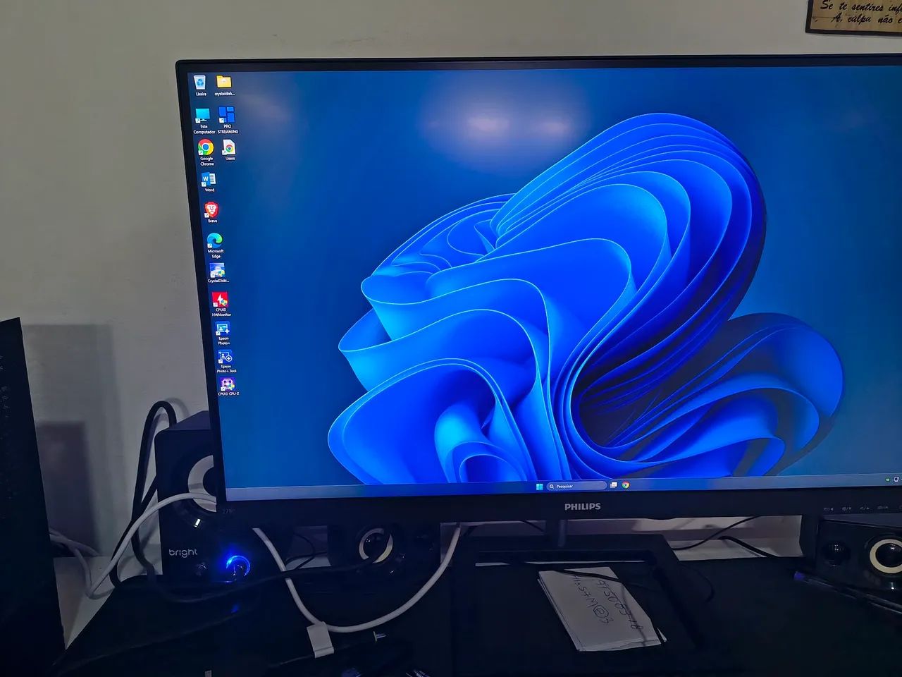 Monitor 27 Philips 4k Zerado - Foto 2