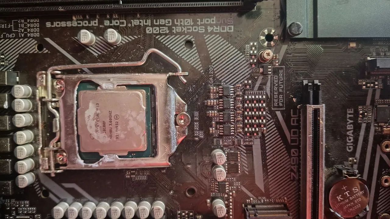 Kit placa mãe ddr4 i3 décima geração  - Foto 3