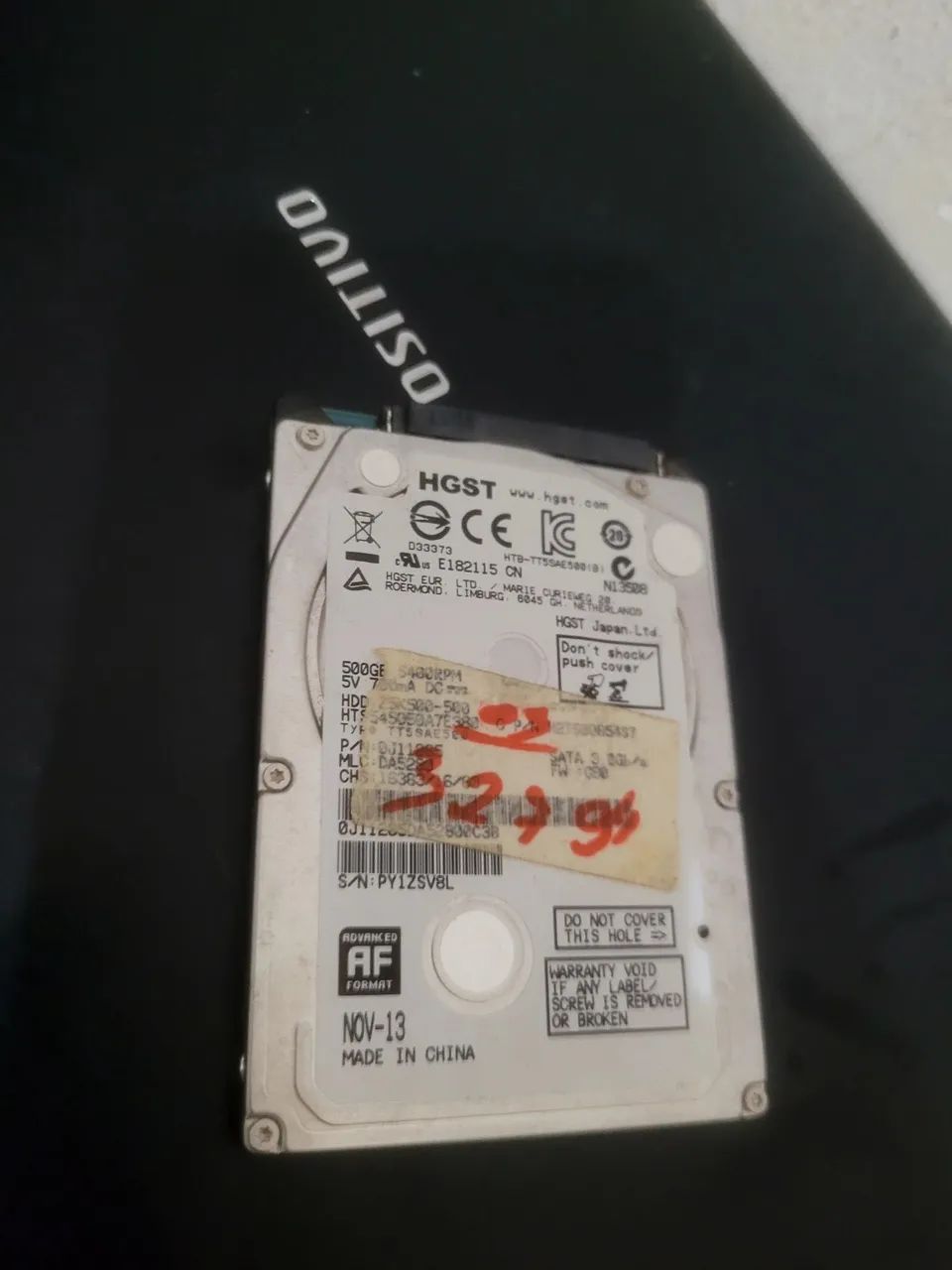 Selling 500GB HDD for laptops, PCs, games, etc. — Call only interested buyers