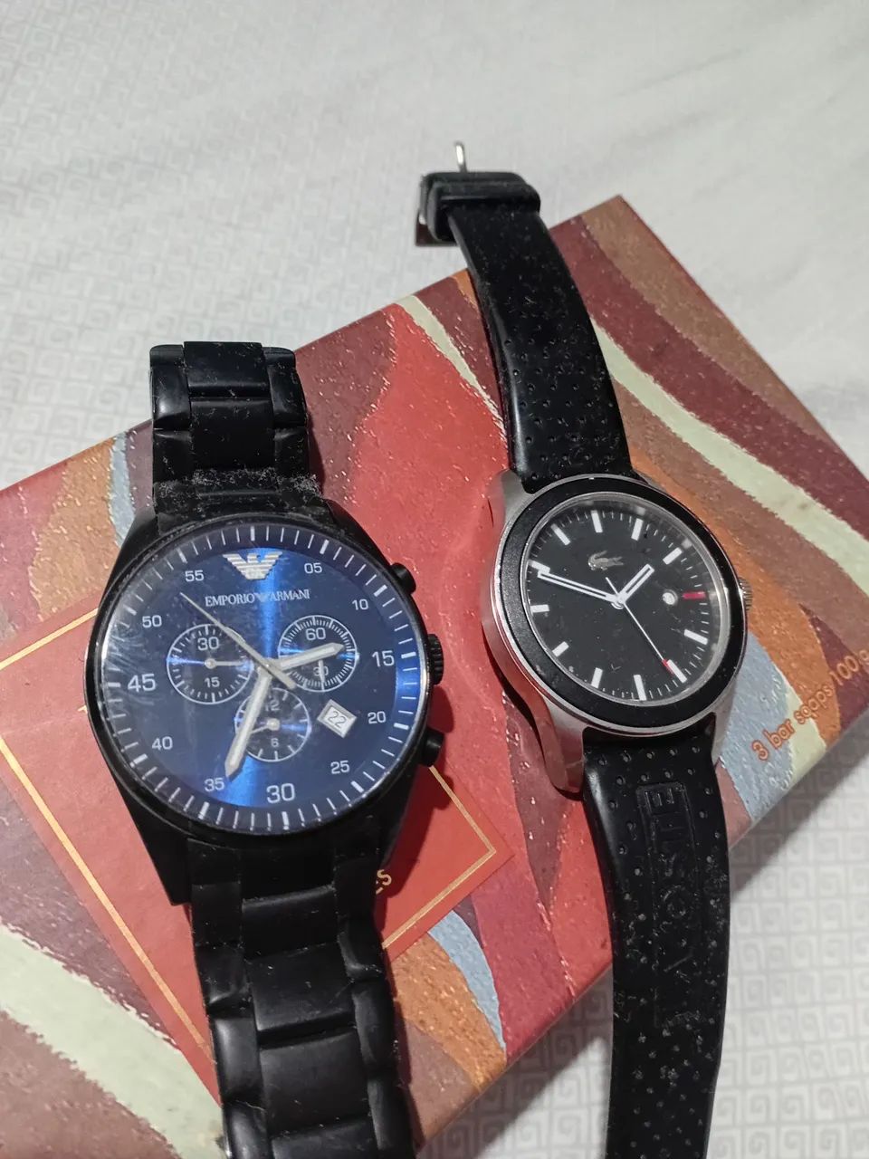 Relógios emporio armário e lacoste original  - Foto 2