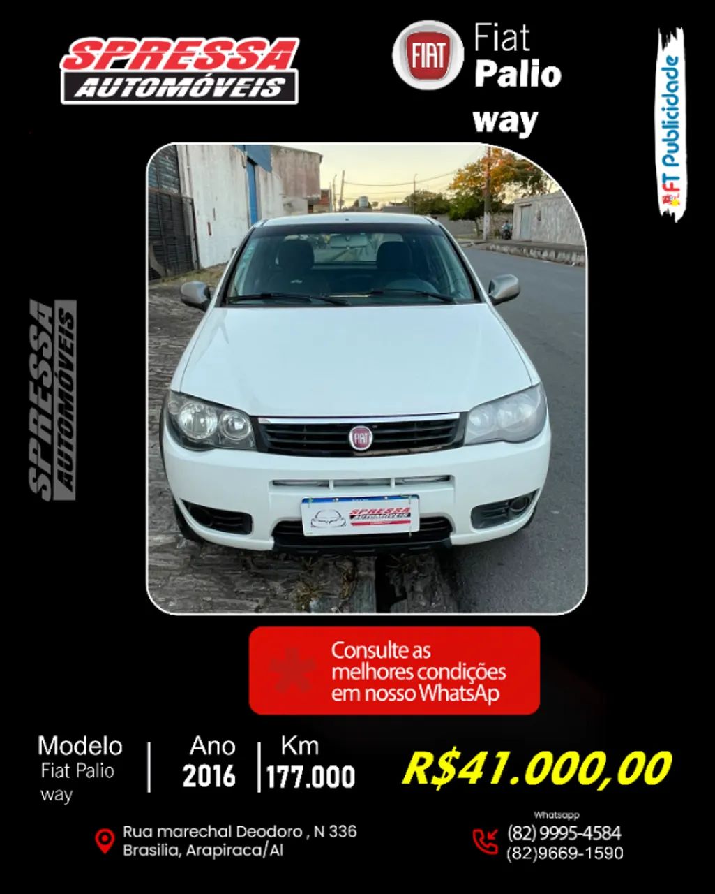 Fiat Palio Palio Way 1.0 Fire Flex 8V 5p 2016