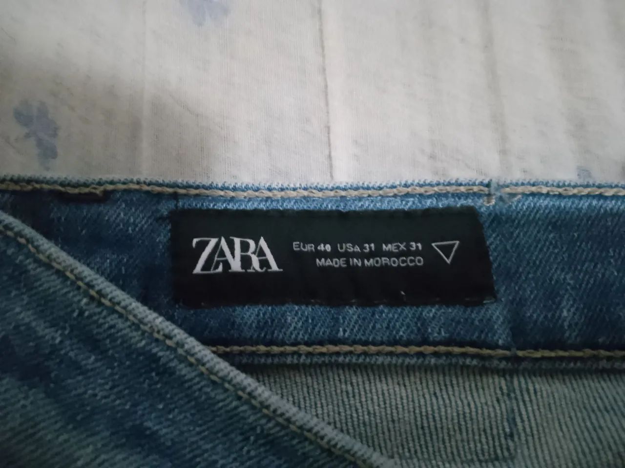 Calça jeans feminina Zara - Foto 2