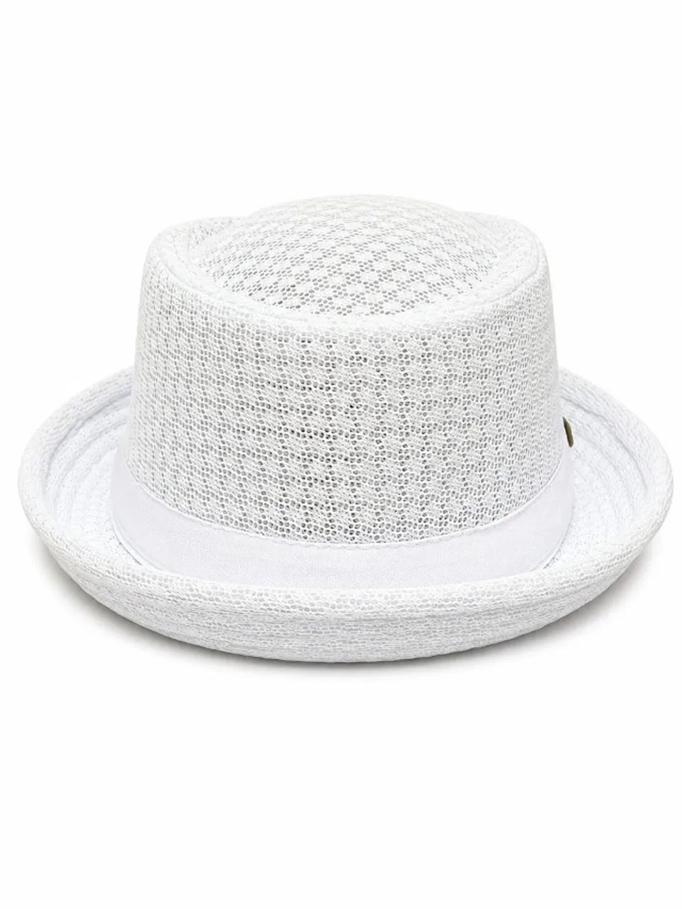 Chapéu Pork Pie Summer Branco