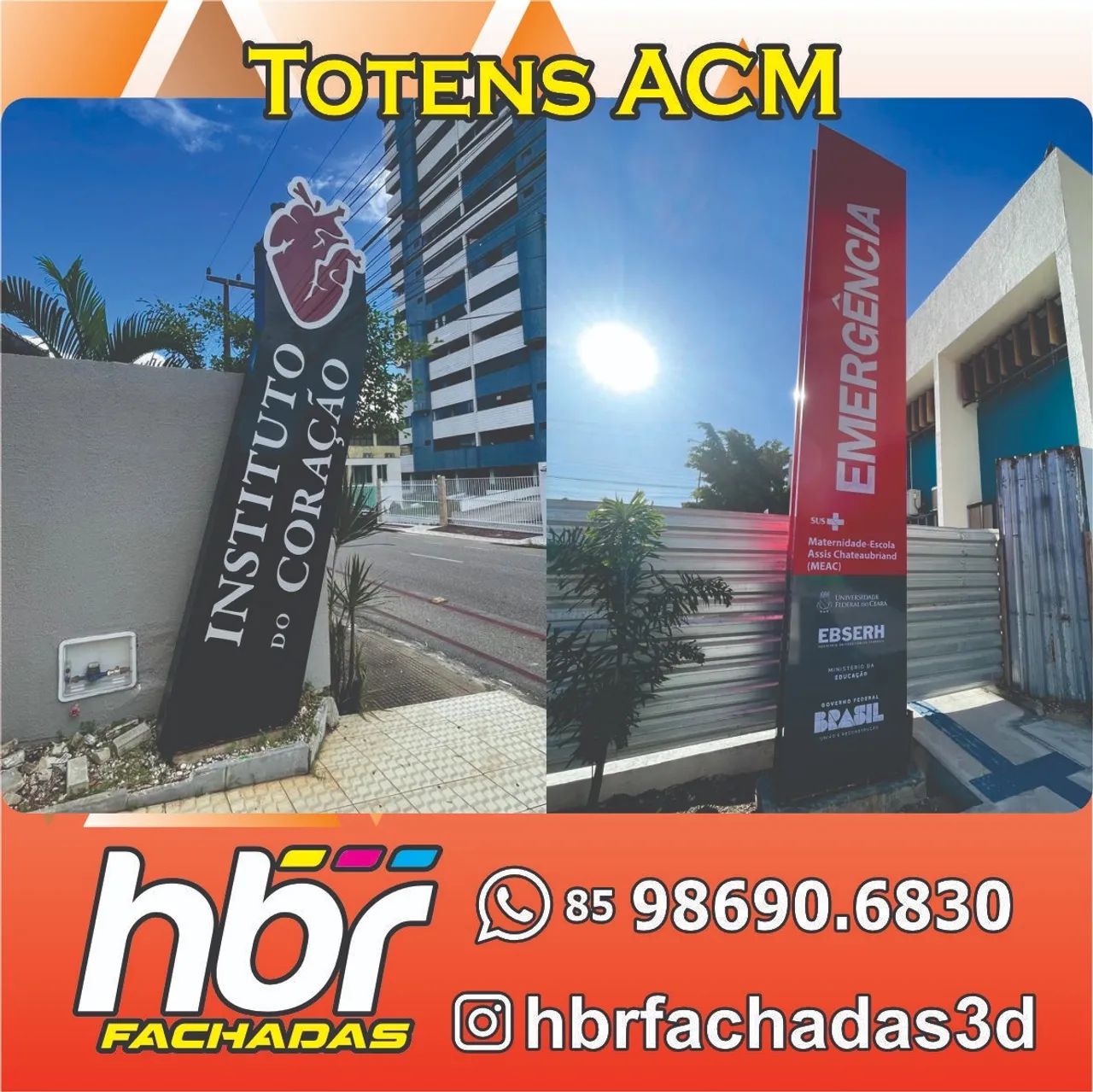 Letra Caixa 3D ACM - Acrilico - PVC EXPANDIDO e etc / Totens / Toldos - Foto 2