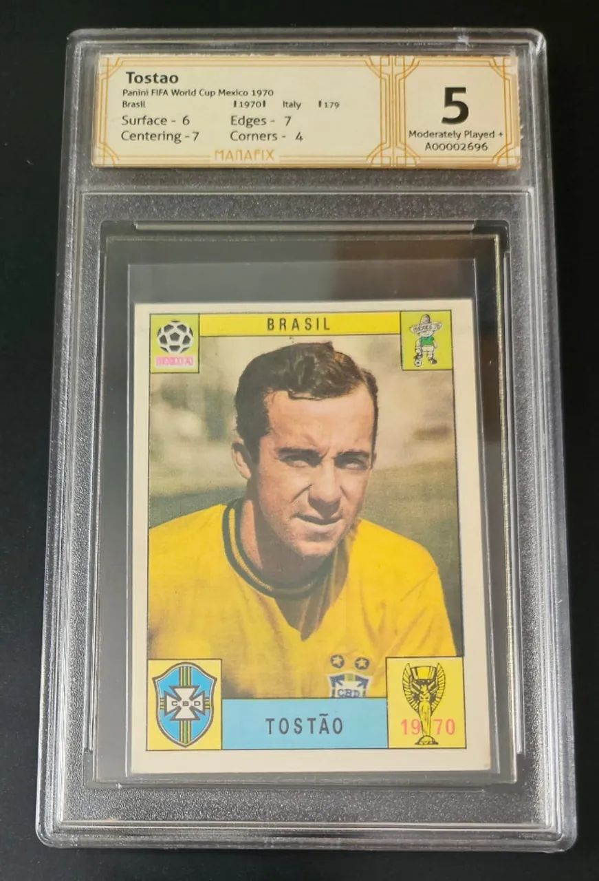 Figurinha Original Panini Copa 1970 Graduada - Tostão Brasil