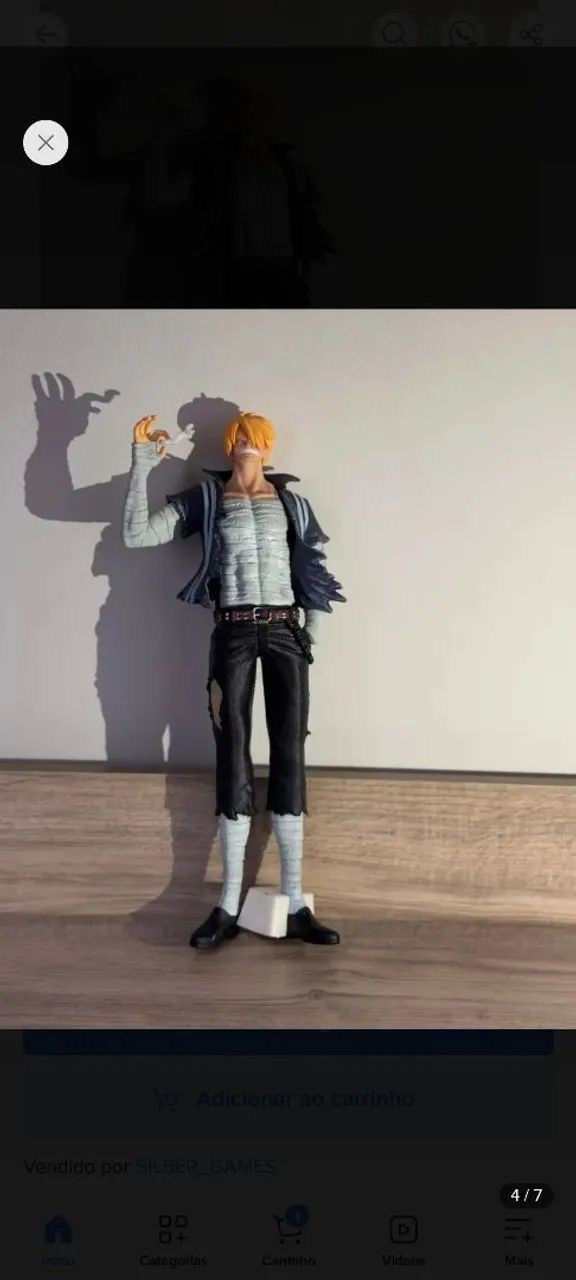 Figure Action Sanji, One Piece (29 Centímetros)
