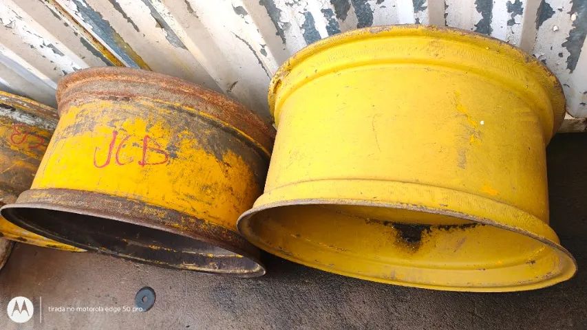 Roda traseira retroescavadeira JCB 3C 16X24 p/n 339/41271