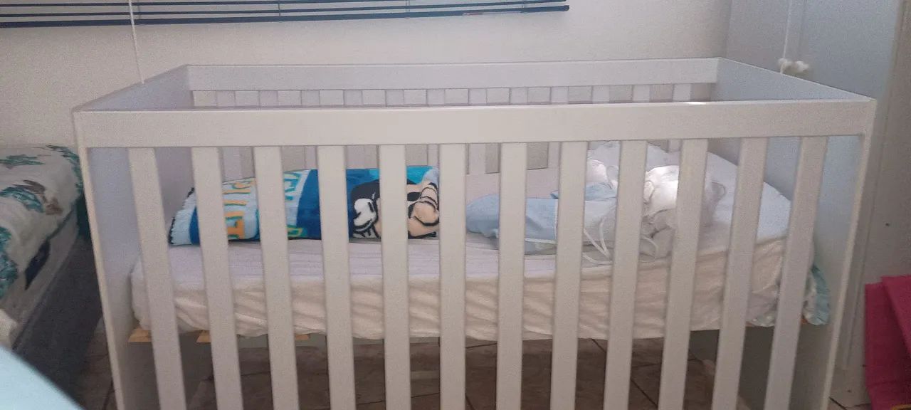 Vendo Berço Ditália Multiuso 3x1 Branco  - Foto 3