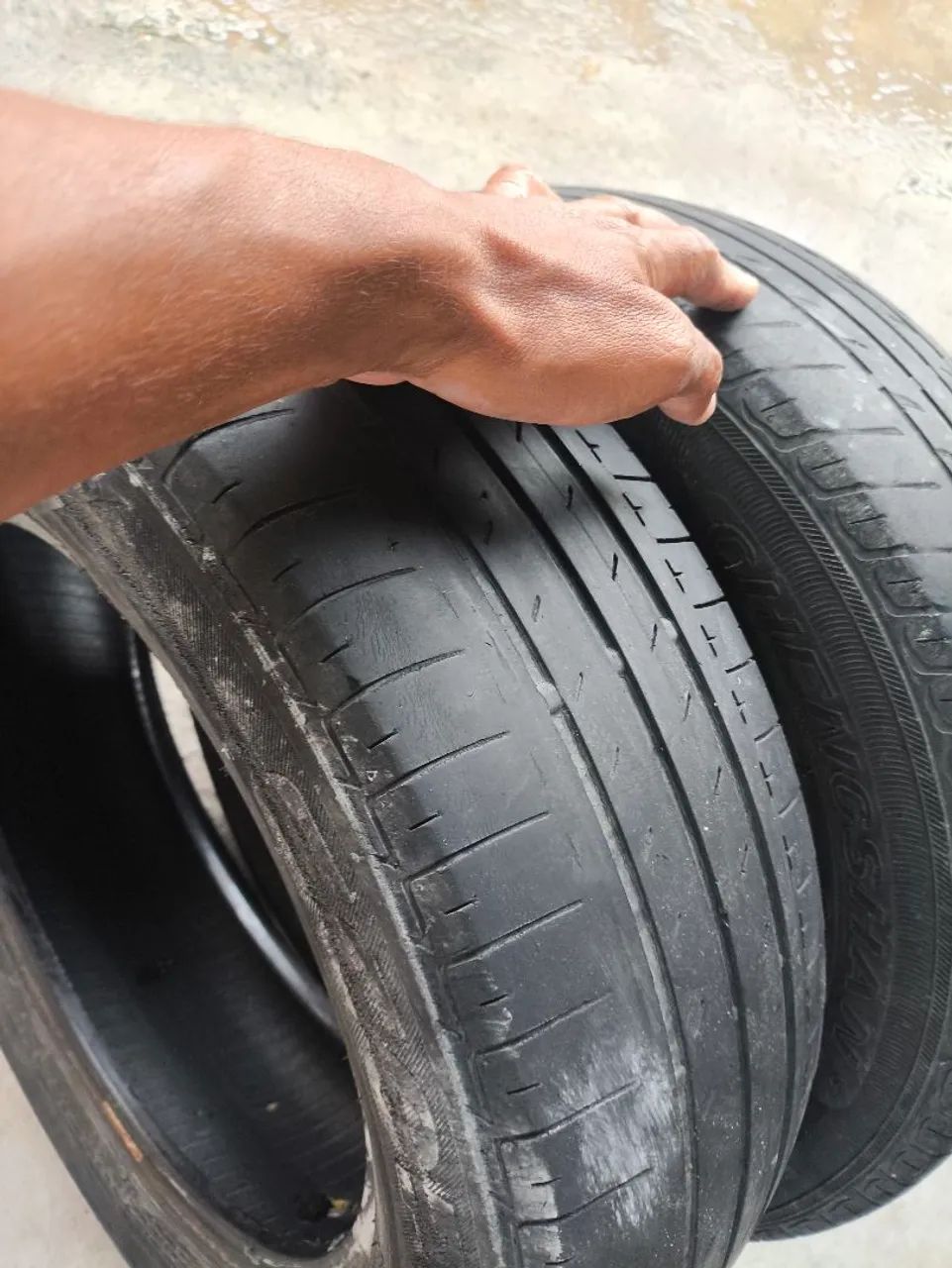 Pneus meia vida 15 - Foto 6