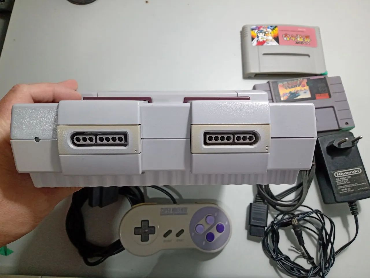 Super Nintendo completo com dois jogos - Foto 4