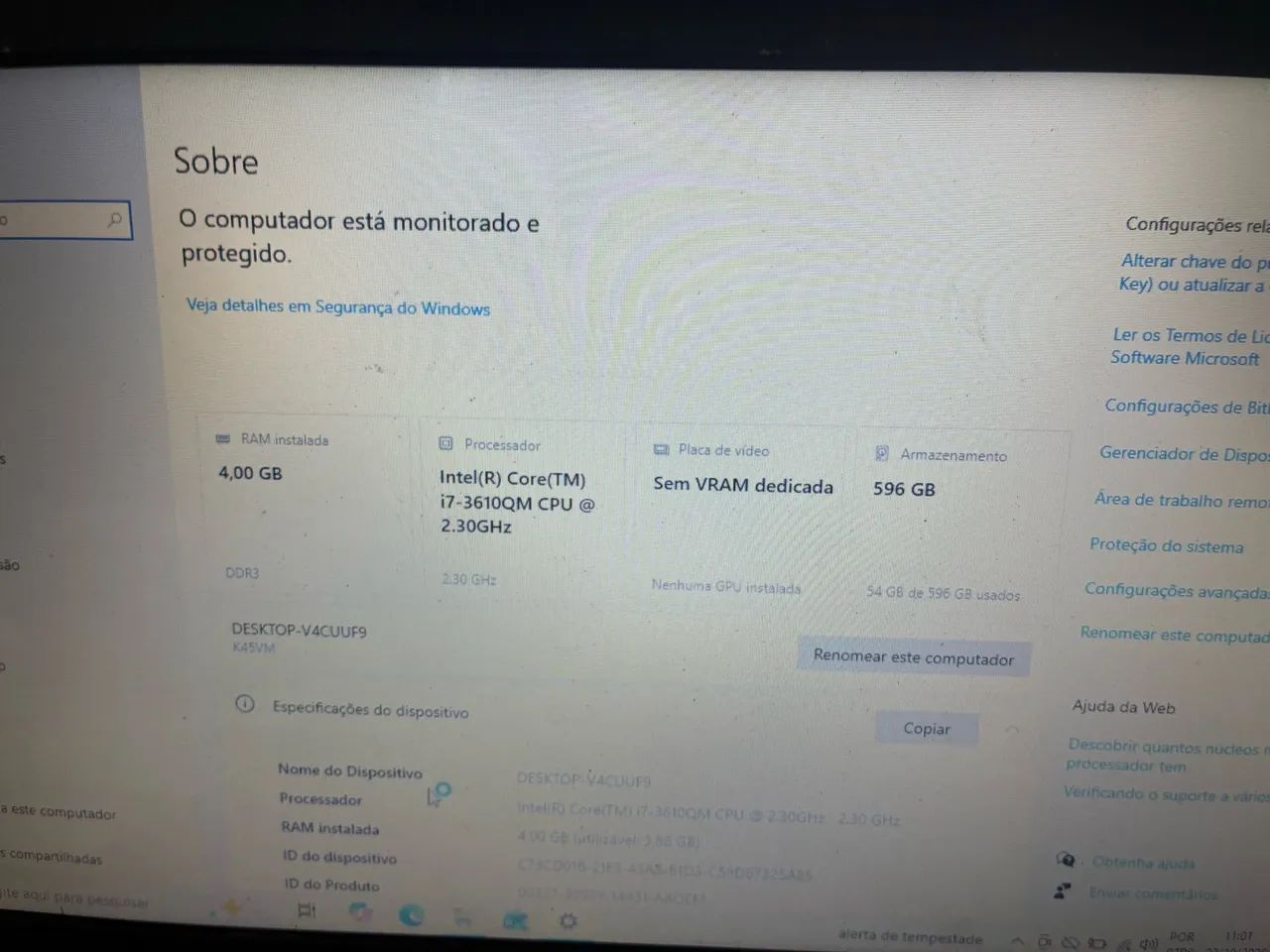 Notebook Asus k45vm, retirada de peças!! - Foto 4