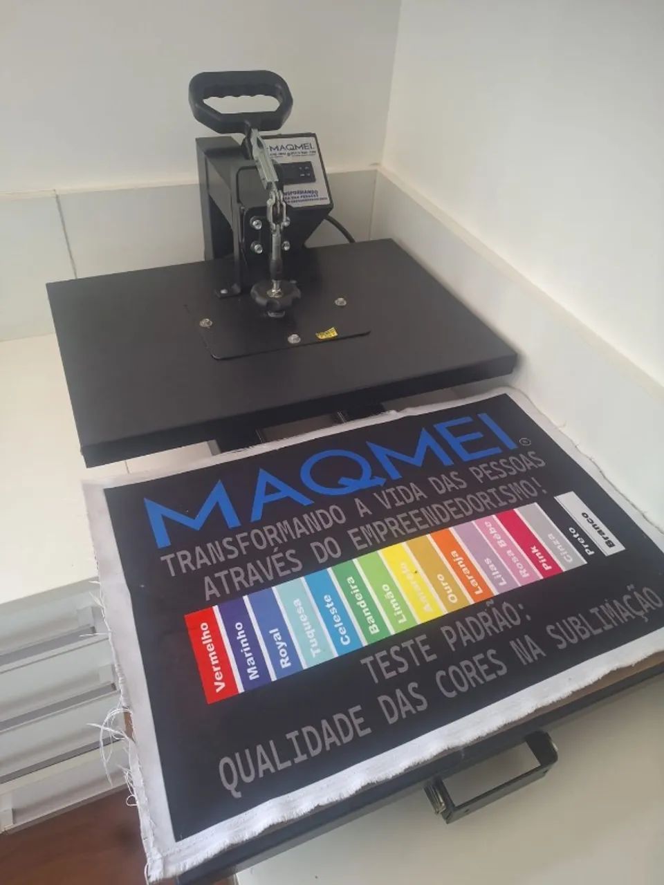 Prensa térmica plana para sublimação 40x60 v2 - Foto 2
