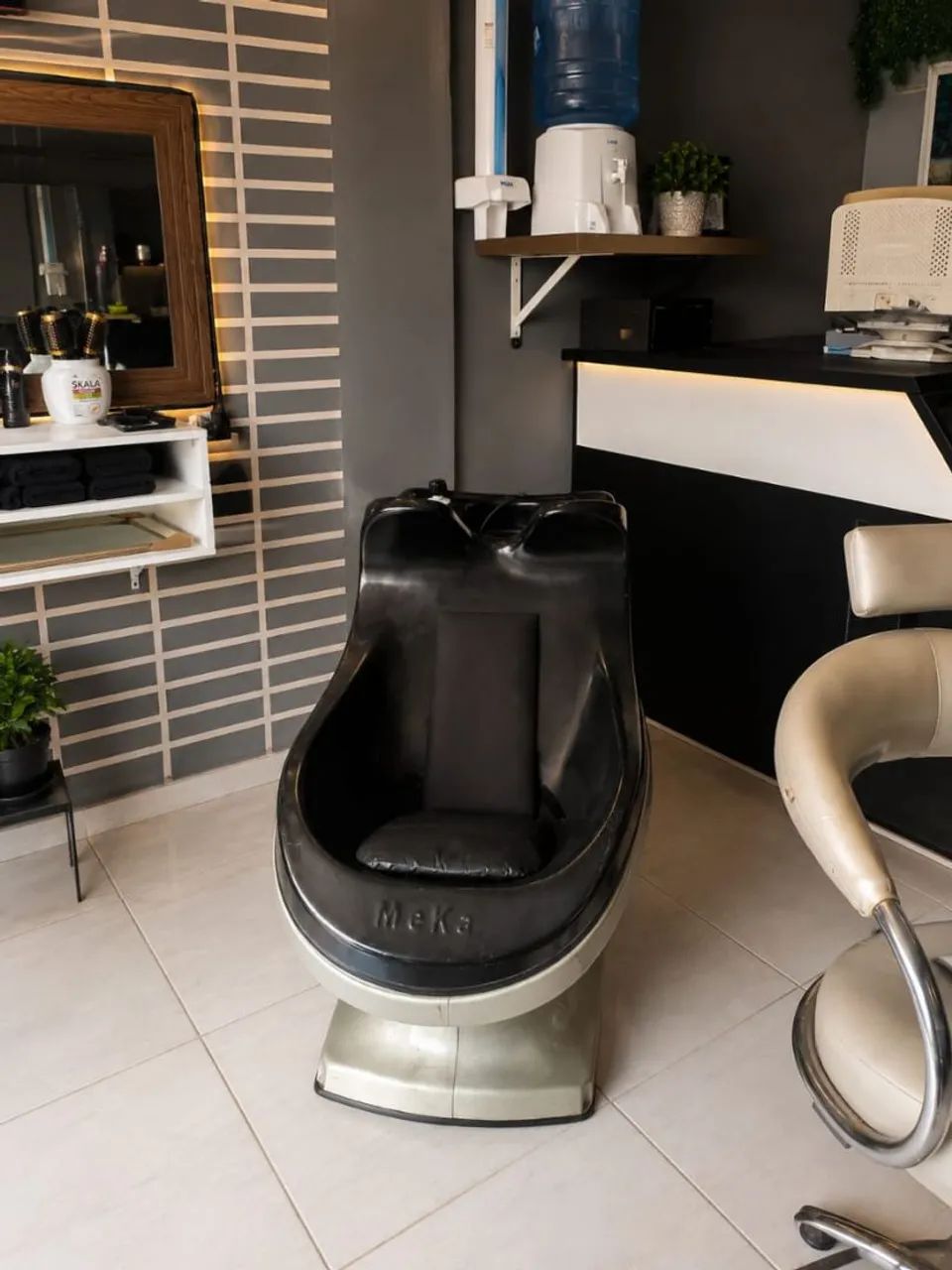 Lavatório de Salão Preto Meca - Completo e Funcionando Perfeitamente - Foto 2