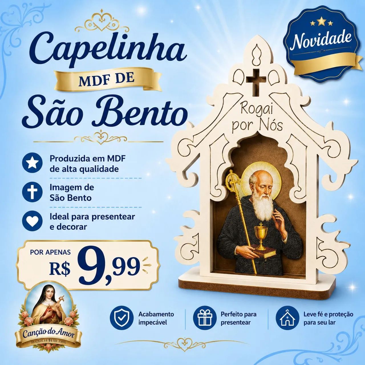 Capelinhas em Mdf - Foto 3