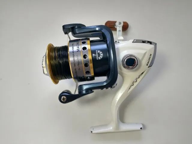 Molinete Maruri Magnum Delux 4000 - 7 Rolamentos - Drag 5kg - Alumínio - Foto 3