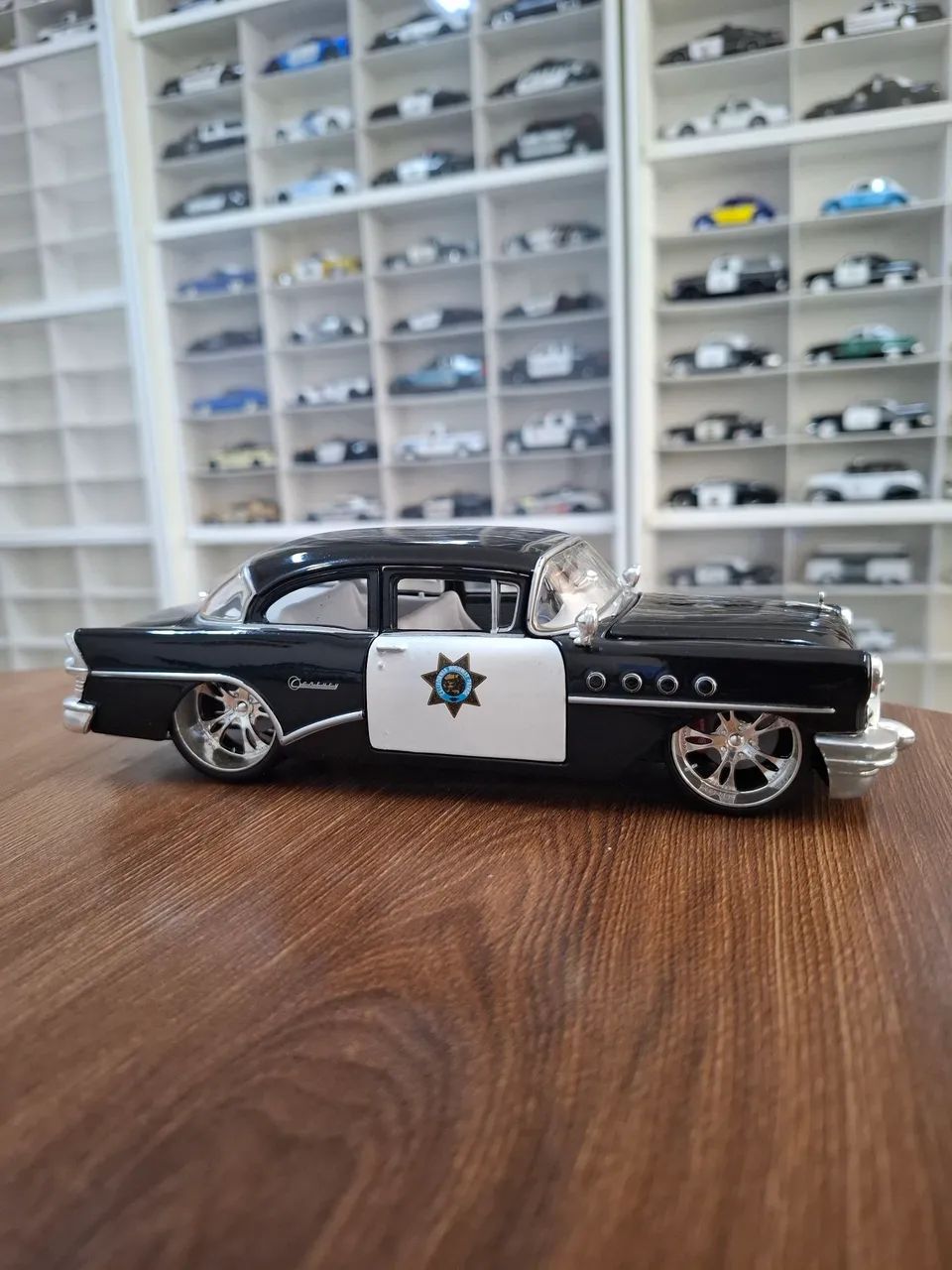 Miniatura Police Maisto 1/24 Buick Century Police 1955 - Foto 2