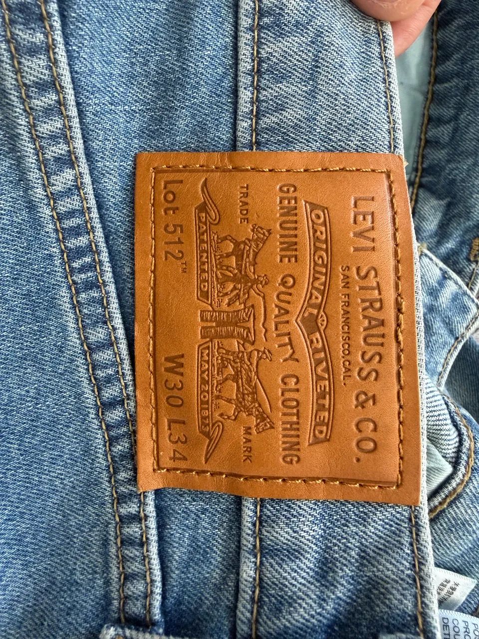 Calça Levis 512 Slim Taper Original  - Foto 5