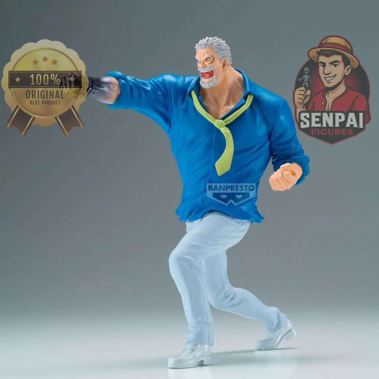 Figure Monkey D. Garp - One Piece | Linha Battle Record - Hobbies