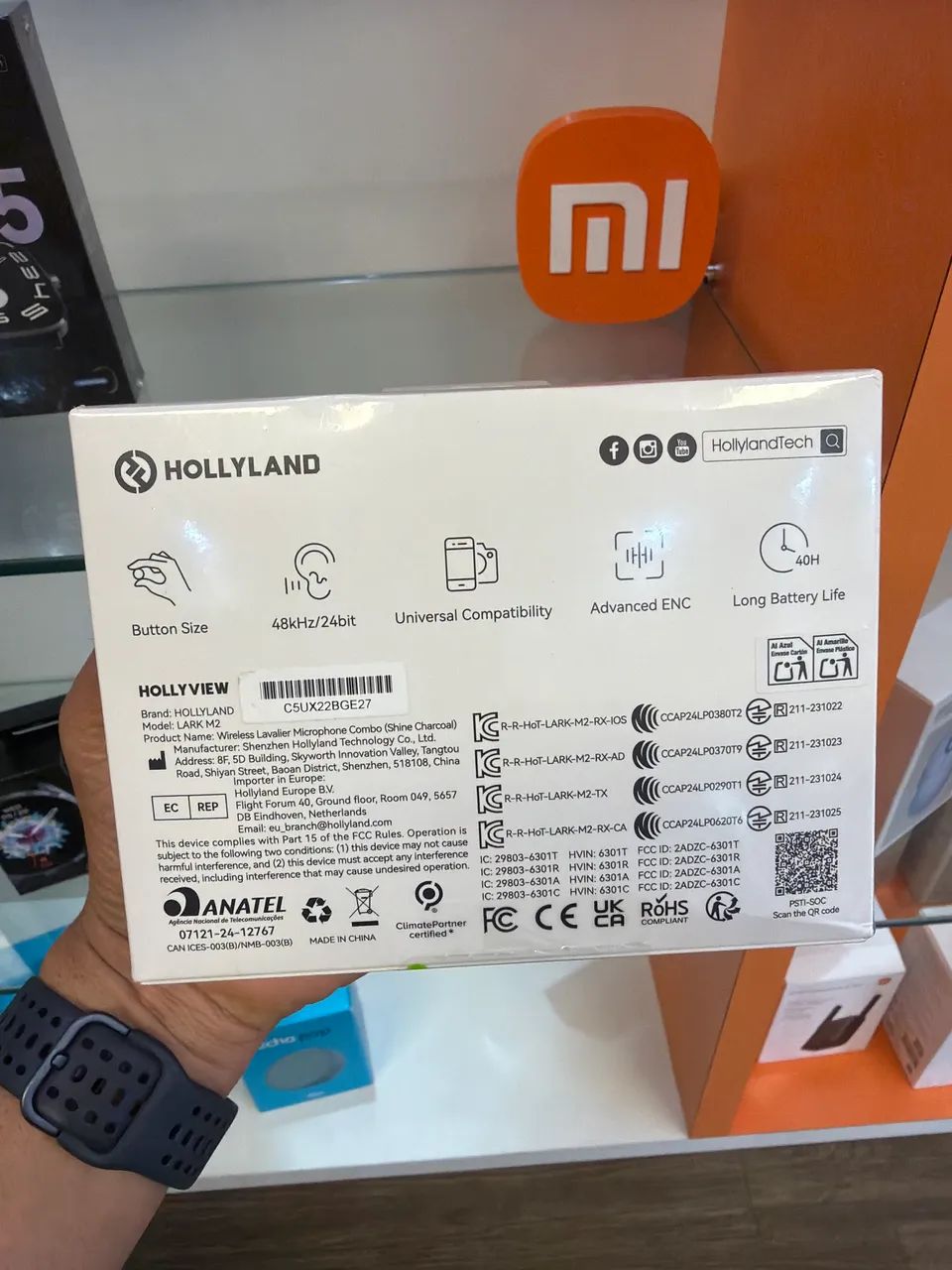 Microfone Hollyland Lark M2 Combo Original  - Foto 2