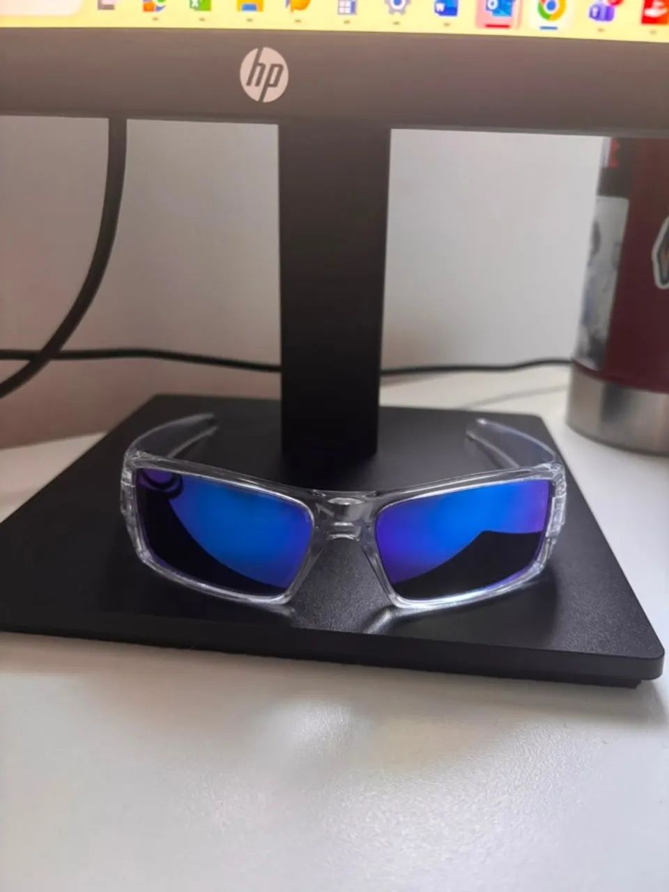 Óculos De Sol Oakley Gascan Transparente Com Lentes Prizm - Foto 2