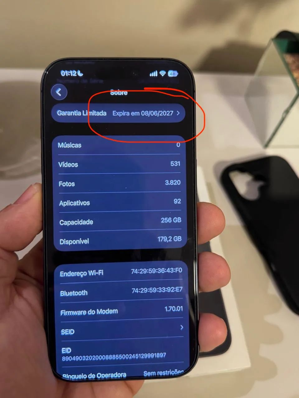 iPhone 17 - Novíssimo - 2 meses de uso - Foto 4