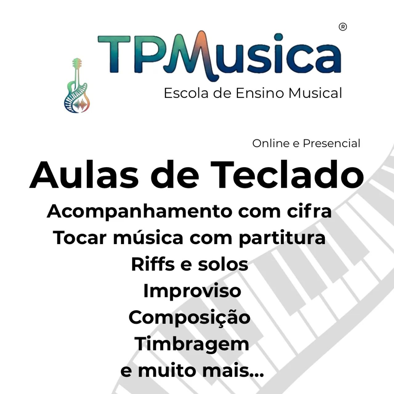 Aulas de Teclado (online e presencial)