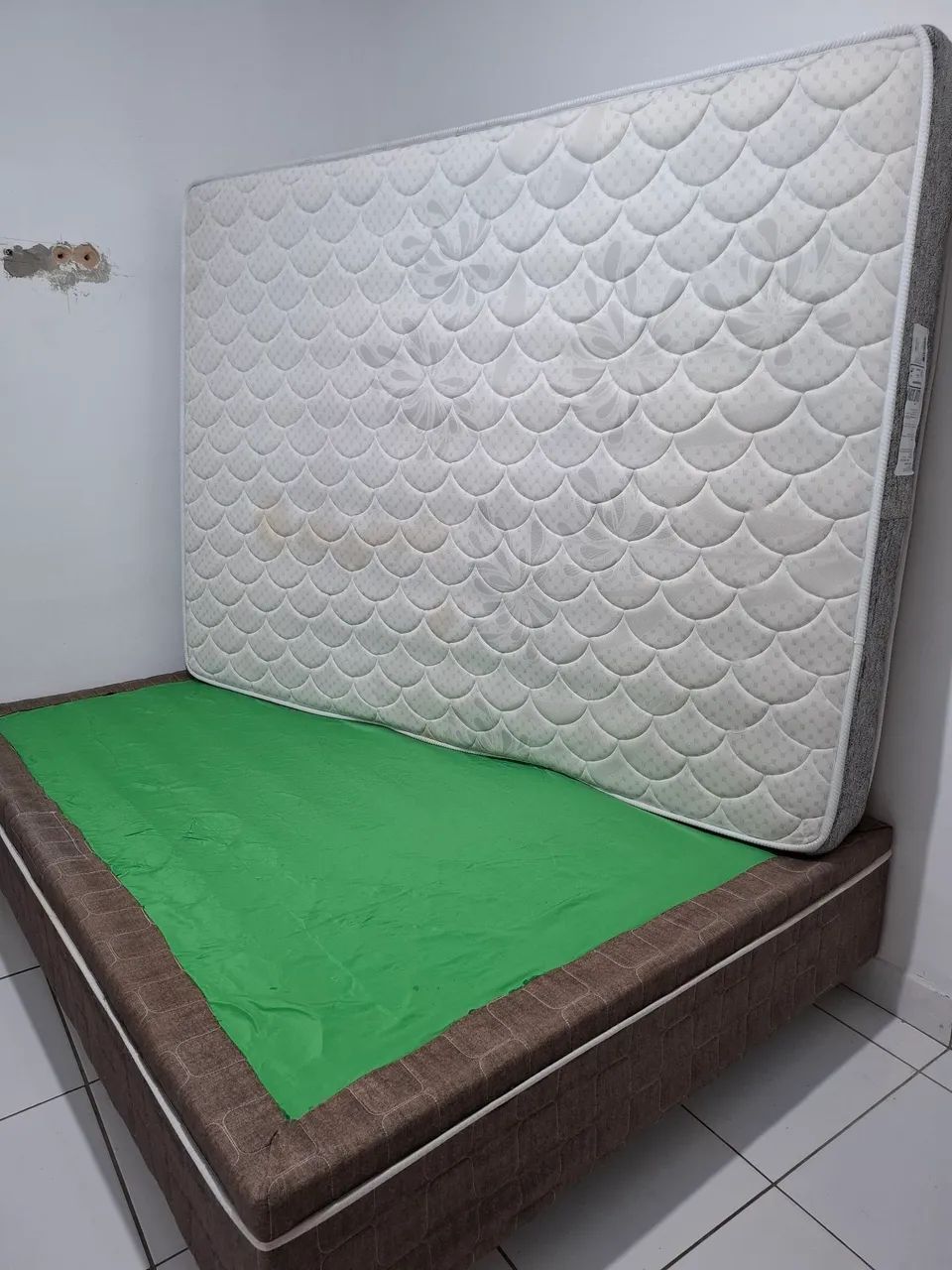 Ums cama  box de casal com o colchão  D65 deme novo - Foto 4