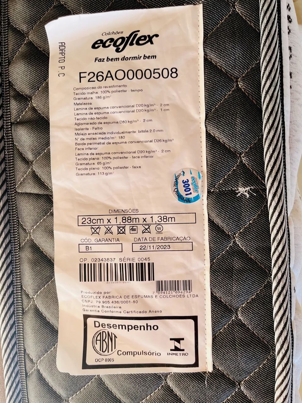 Cama Box Casal Ecoflex com Molas Ensacadas - Foto 3