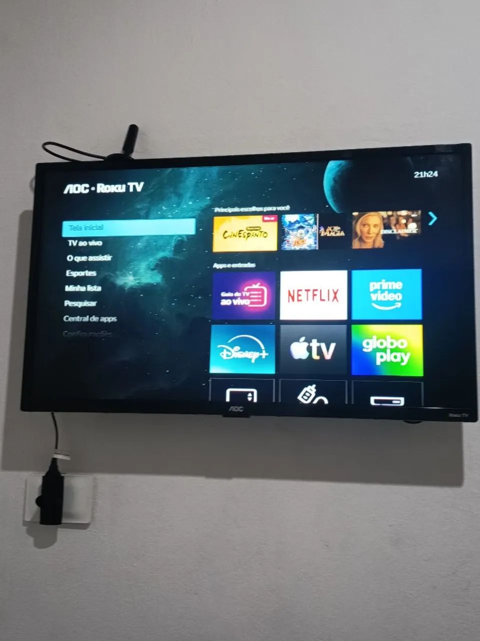  SMART TV ROKU TV 32 POLEGADAS FUNCIONA 100%  - Foto 3