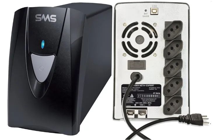 MS Net4+ Expert 1400VA Bivolt - Proteção e Autonomia para PC e Servidores e CFTV
