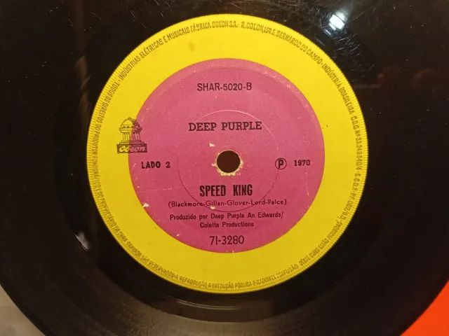 Compacto simples Deep Purple 1970  - Foto 3