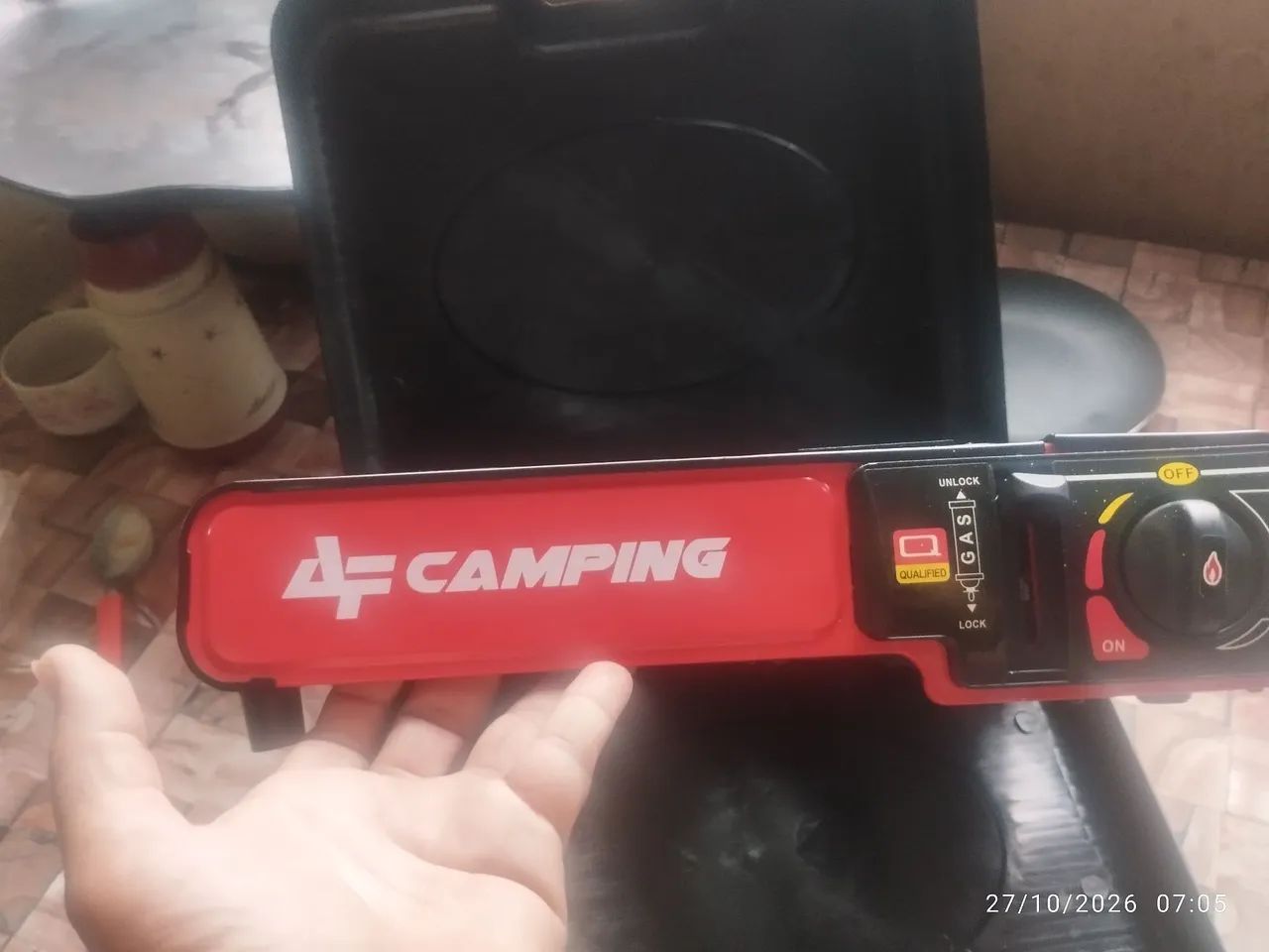 fogareiro camping