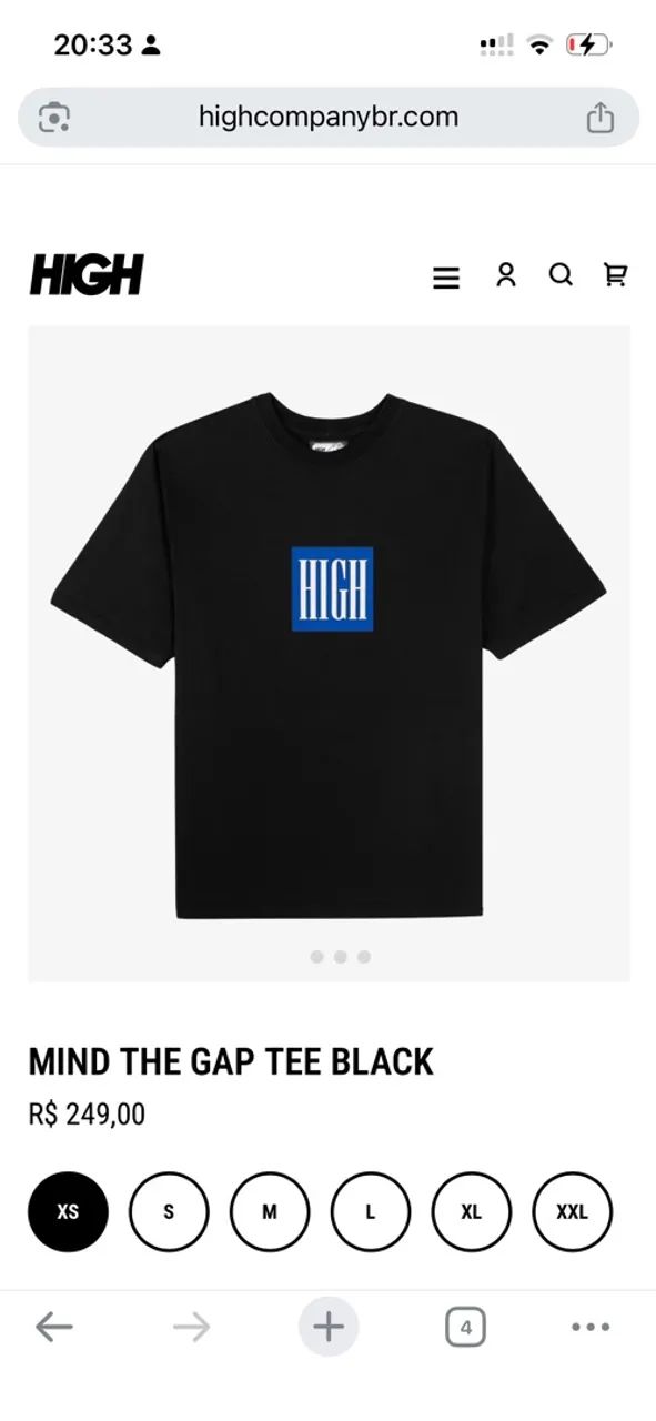 Camiseta HIGH original - Foto 3