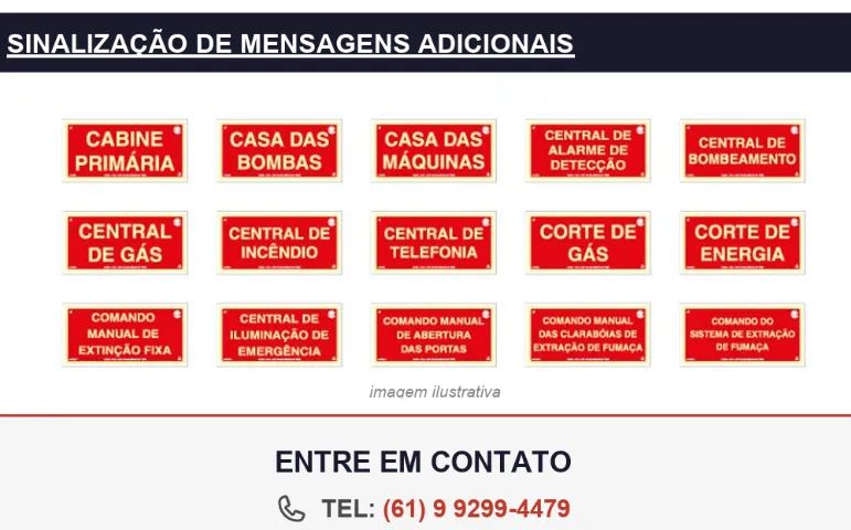 PLACA DE SINALIZAÇÃO DE INCENDIO FOTOLUMINESCENTE - Foto 4