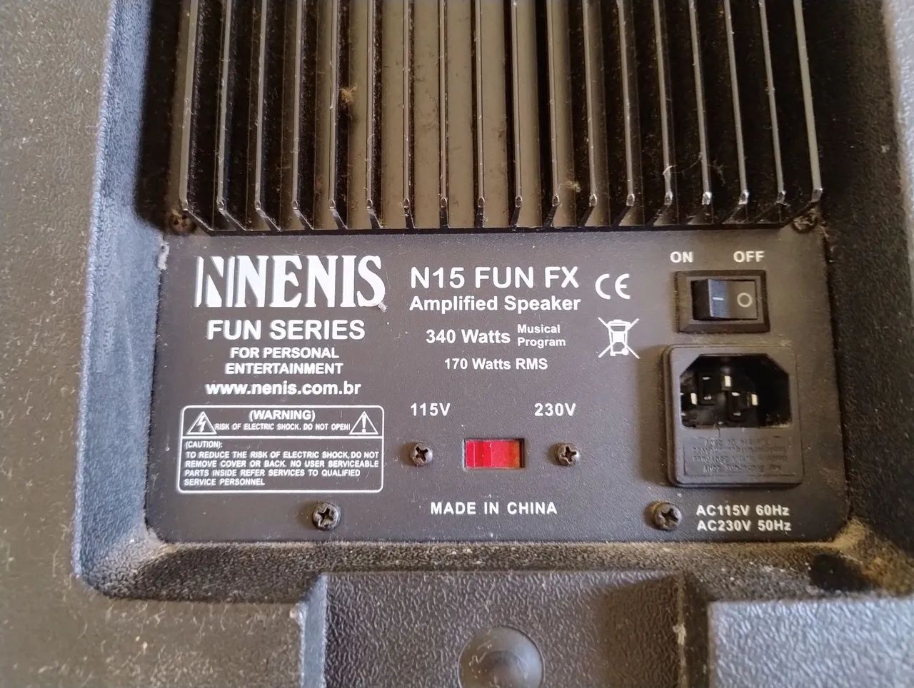 Caixa de som Ativa Nenis 340w - Foto 4